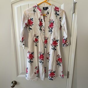 MADISON MATHEWS Folly Floral Dress Sz XS
